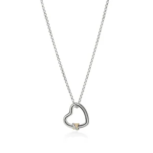 Women John Hardy Bamboo Pendant Necklace, Gold, Silver, Diamonds