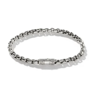 Women John Hardy Box Chain Bracelet, Sterling Silver, 4.8MM