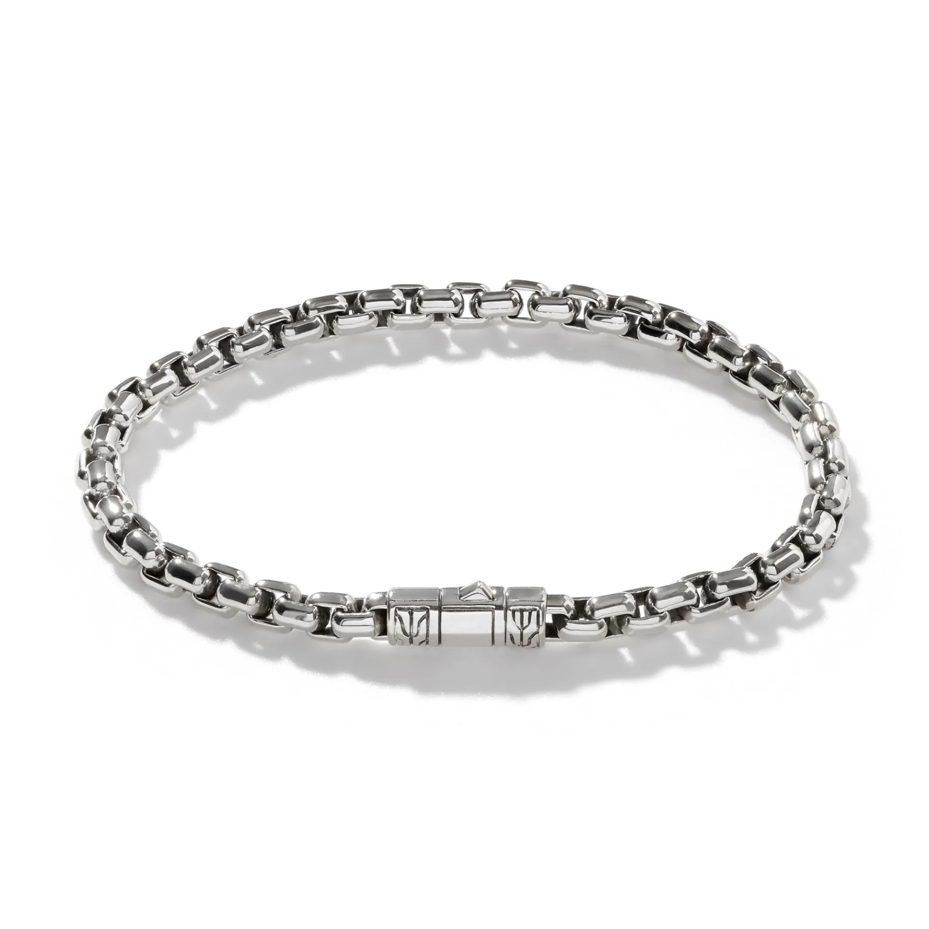 Women John Hardy Box Chain Bracelet, Sterling Silver, 4.8MM