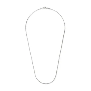Women John Hardy Box Chain Necklace, Sterling Silver, 2MM
