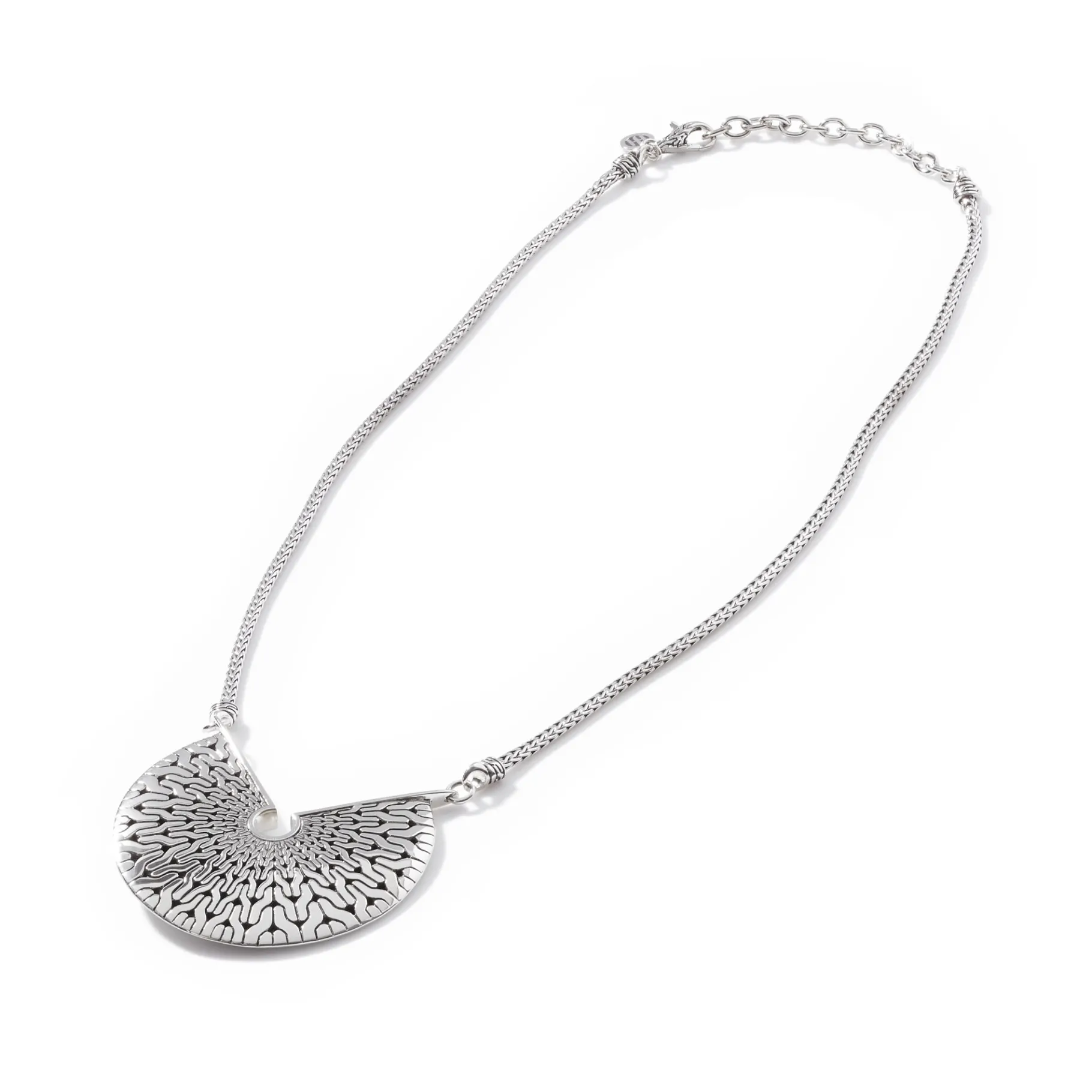 Women John Hardy Carved Chain Pendant Necklace, Silver