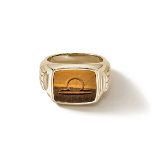 John Hardy Carved Signet Ring, Gold