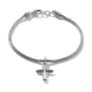 Women John Hardy Cross Charm Bracelet, Sterling Silver