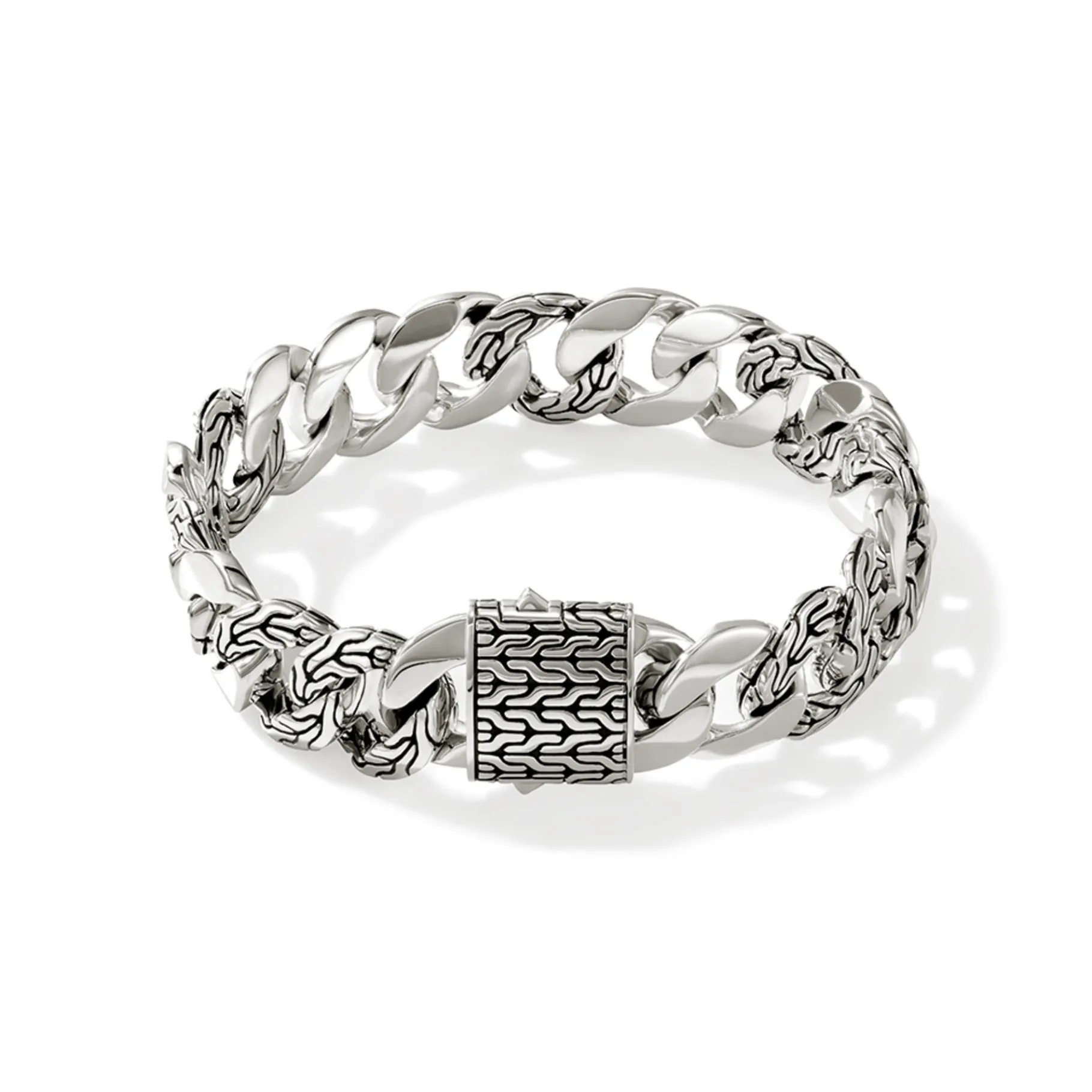 John Hardy Curb Bracelet, Sterling Silver, 14MM