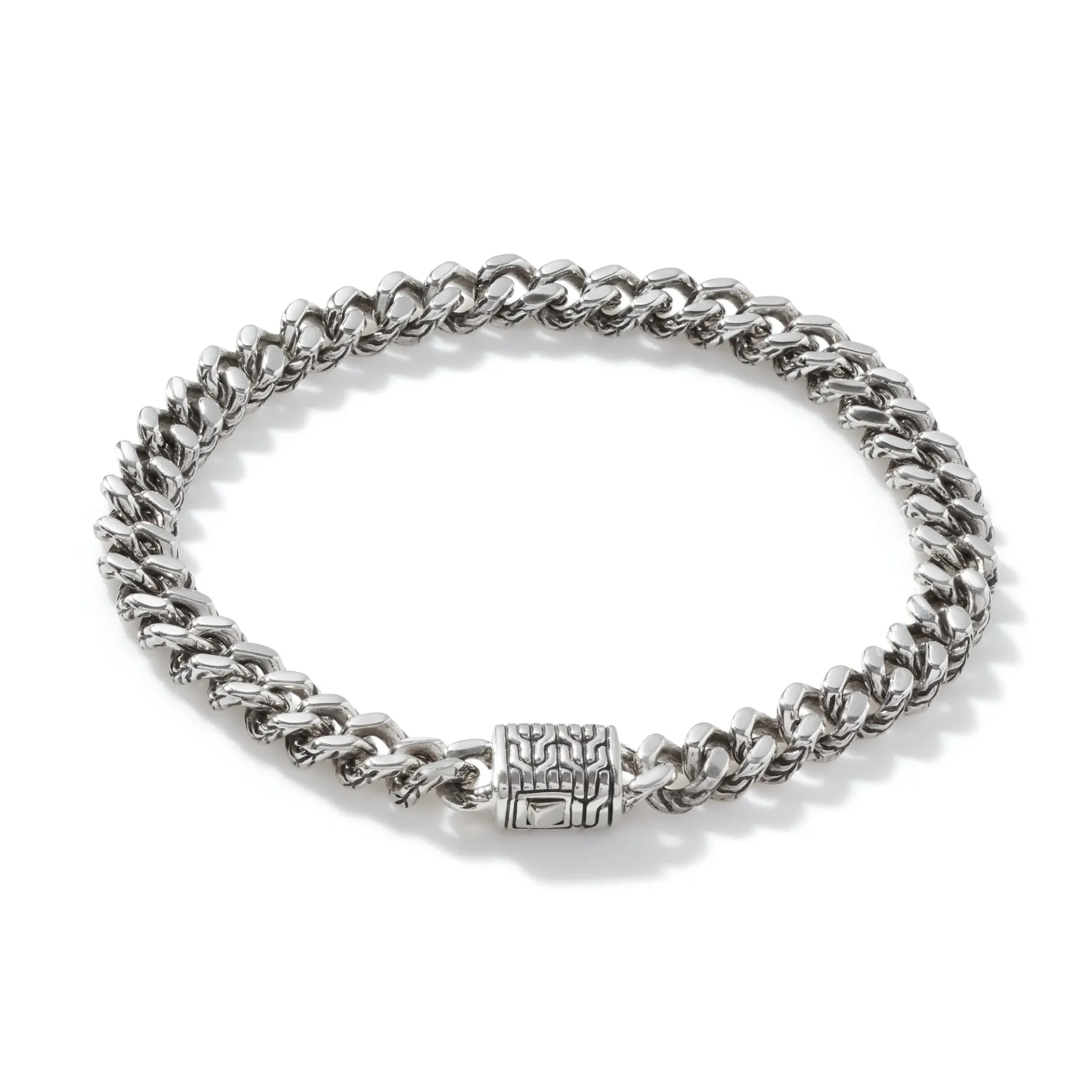 John Hardy Curb Chain Bracelet, Sterling Silver, 7MM