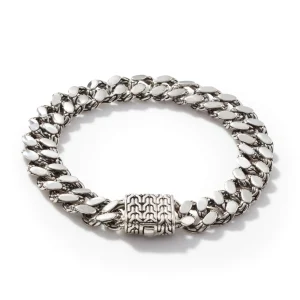John Hardy Curb Chain Bracelet, Sterling Silver, 11MM