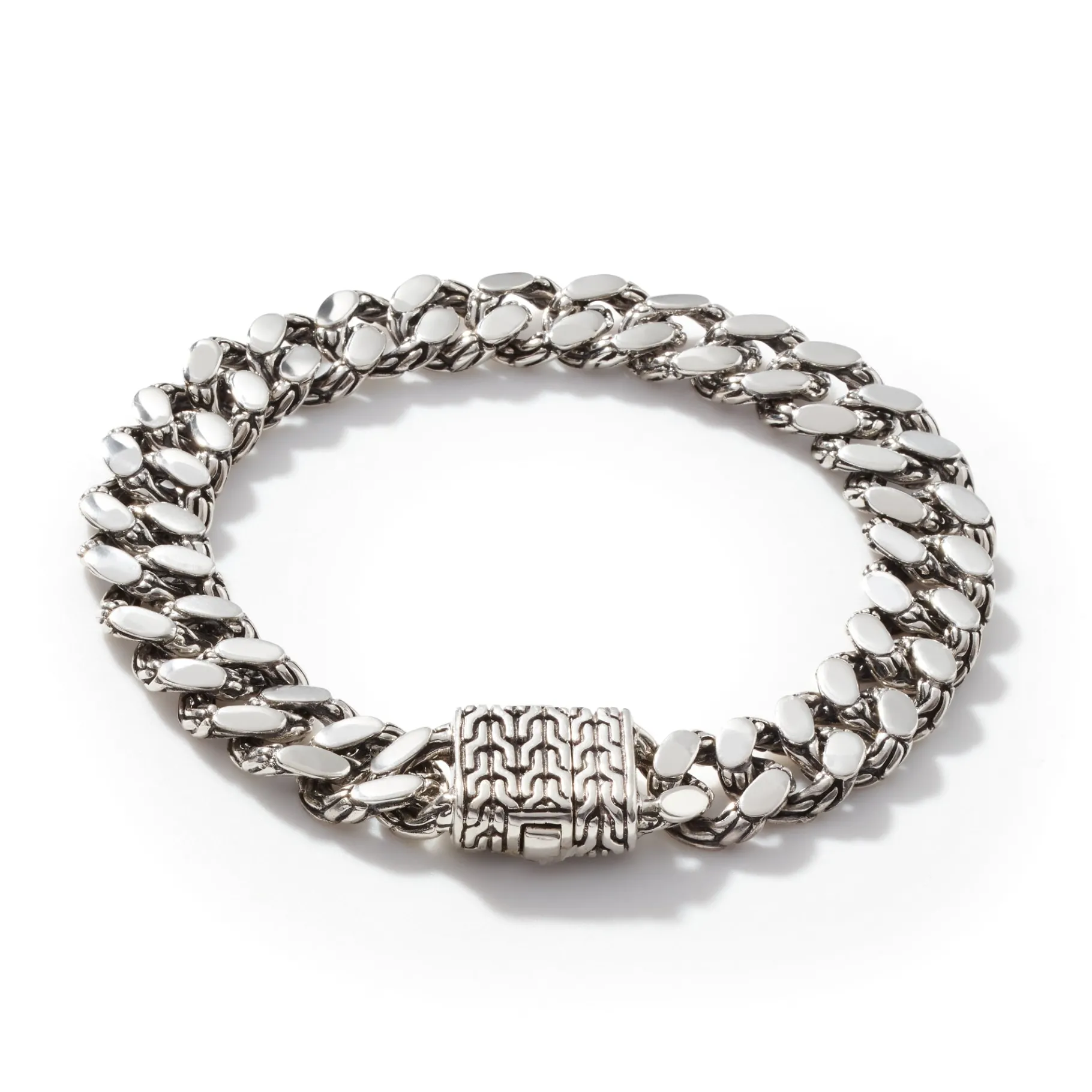 John Hardy Curb Chain Bracelet, Sterling Silver, 11MM