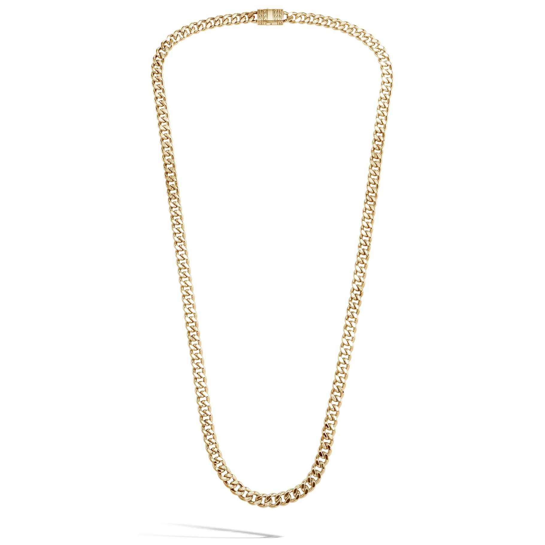 John Hardy Curb Chain Necklace, Gold, 6.5MM