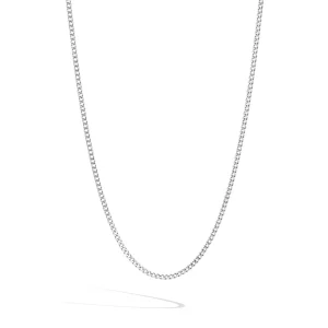 John Hardy Curb Chain Necklace, Sterling Silver, 2.1MM