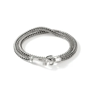 John Hardy Double Wrap, Sterling Silver, 4.5MM