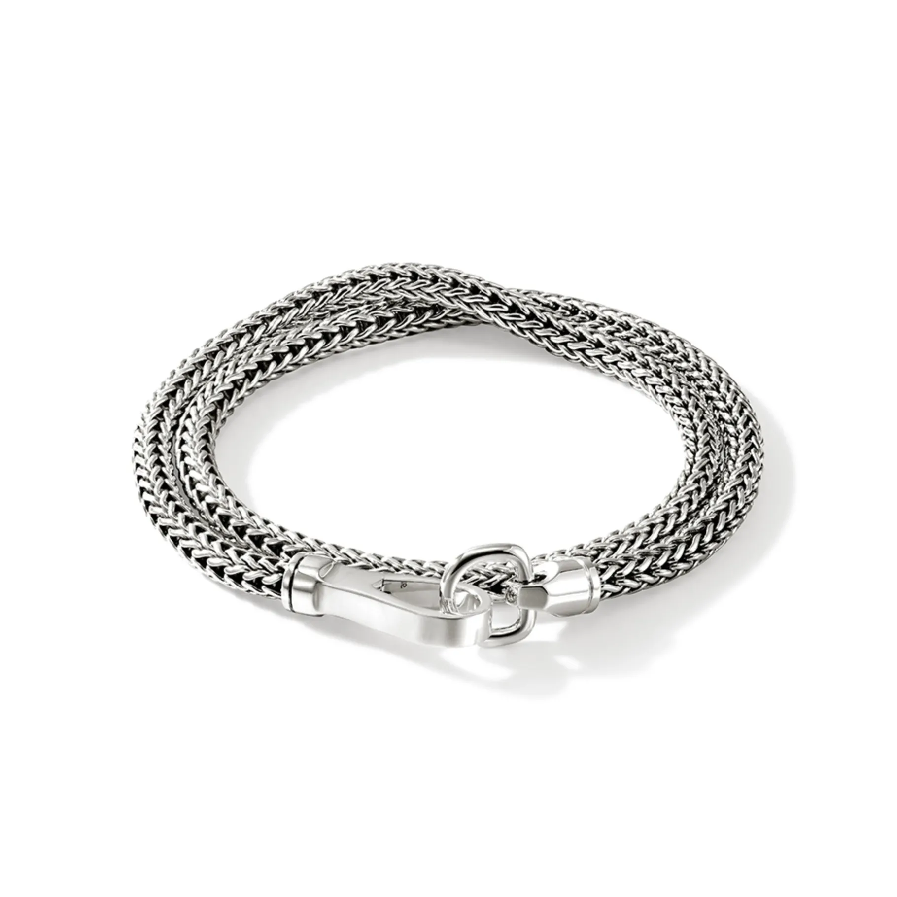 John Hardy Double Wrap, Sterling Silver, 4.5MM