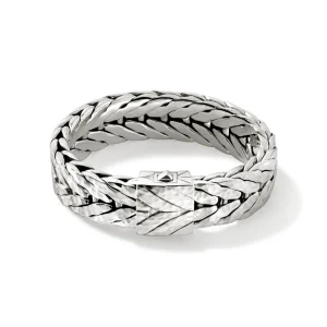 John Hardy Hammered Bracelet, Sterling Silver, Wide