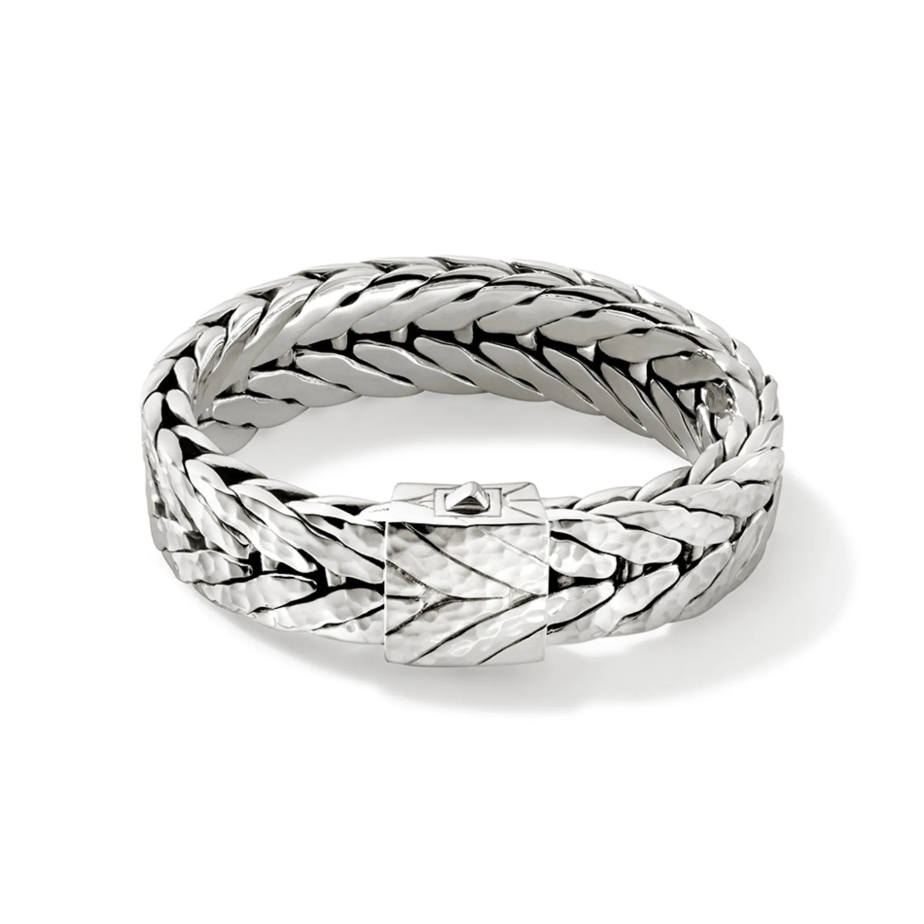 John Hardy Hammered Bracelet, Sterling Silver, Wide
