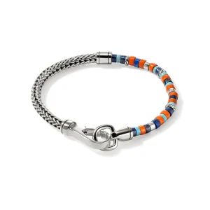 John Hardy Heishi Chain Bracelet, Silver