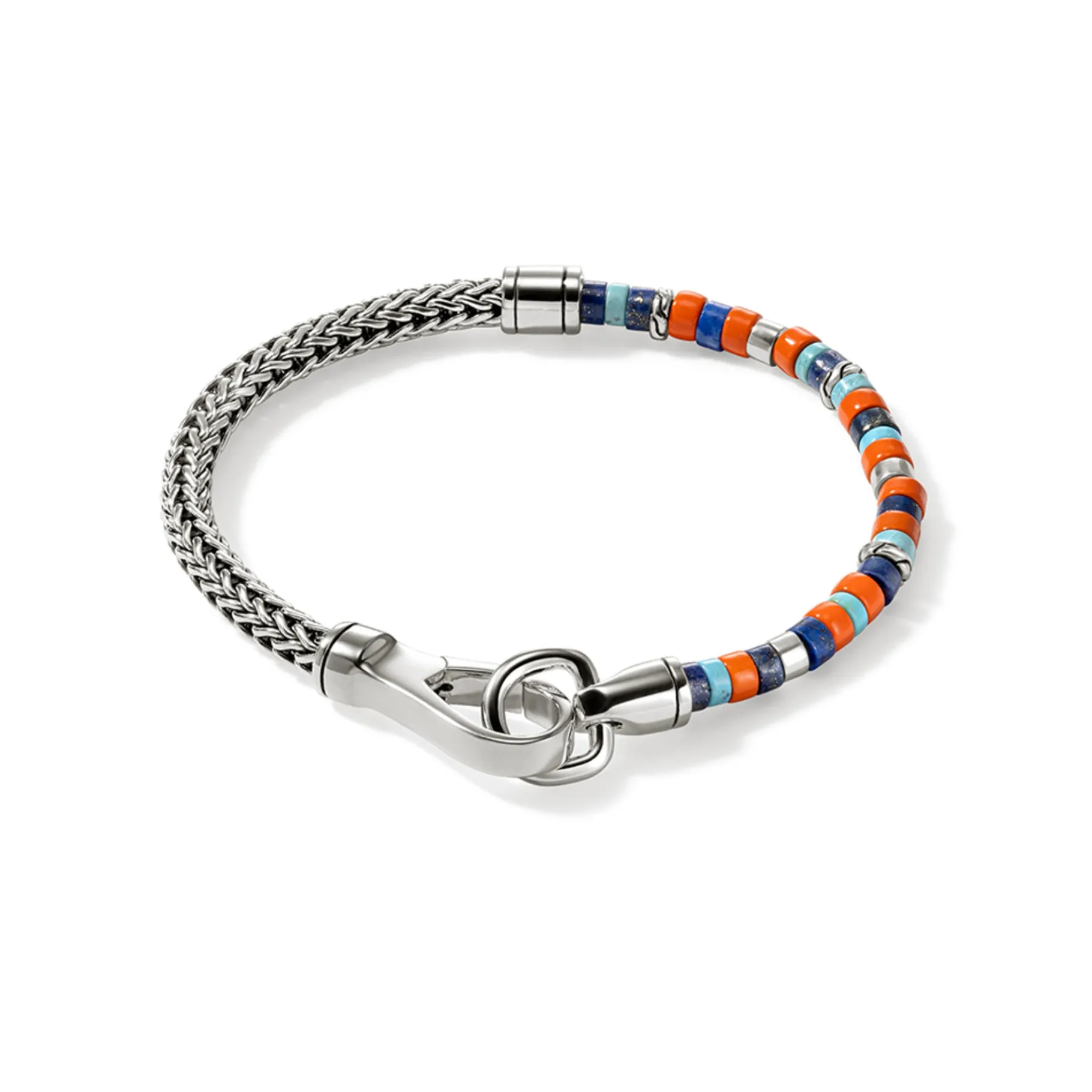 John Hardy Heishi Chain Bracelet, Silver