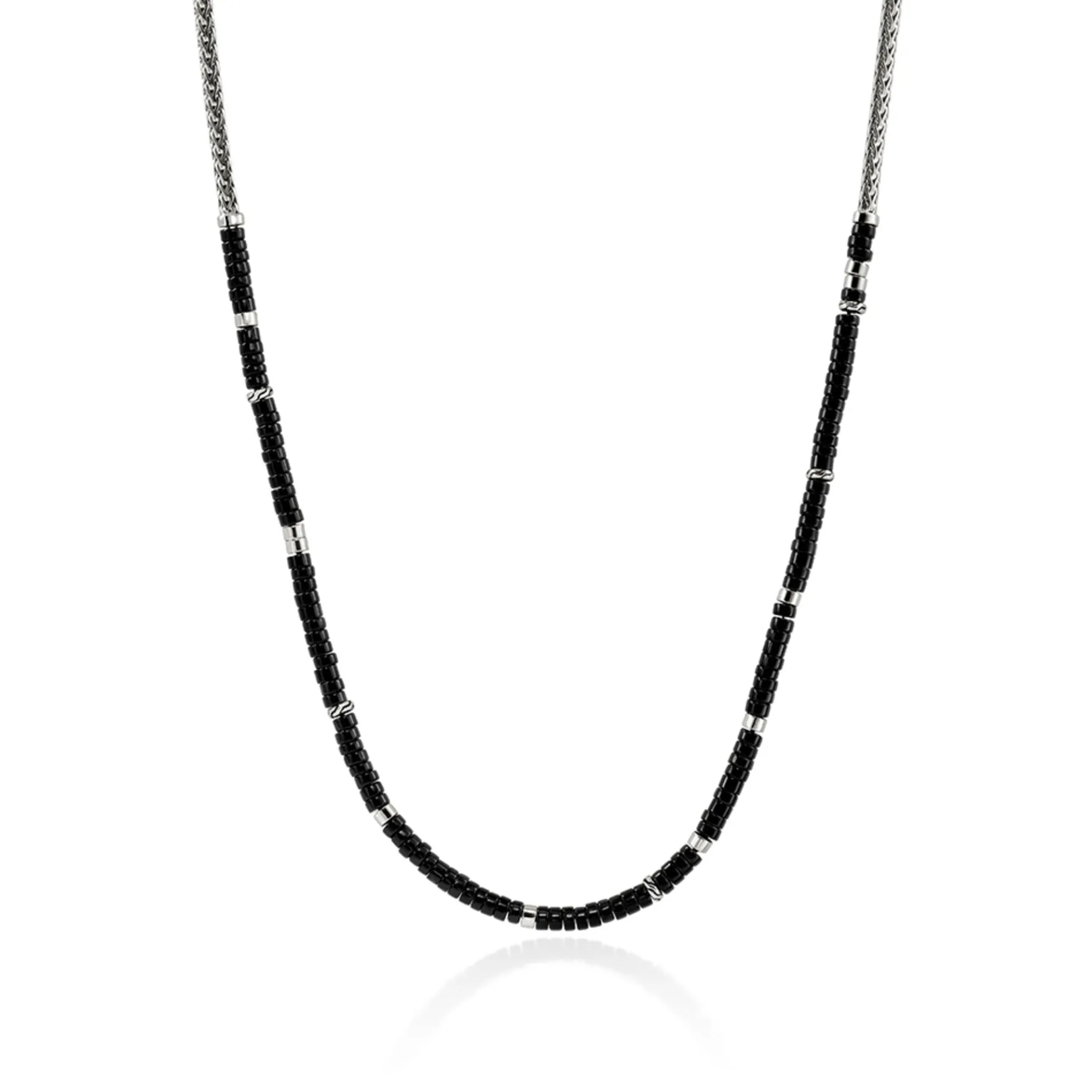 John Hardy Heishi Chain Necklace, Silver