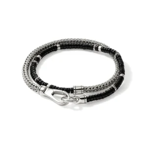 John Hardy Heishi Chain Wrap, Sterling Silver