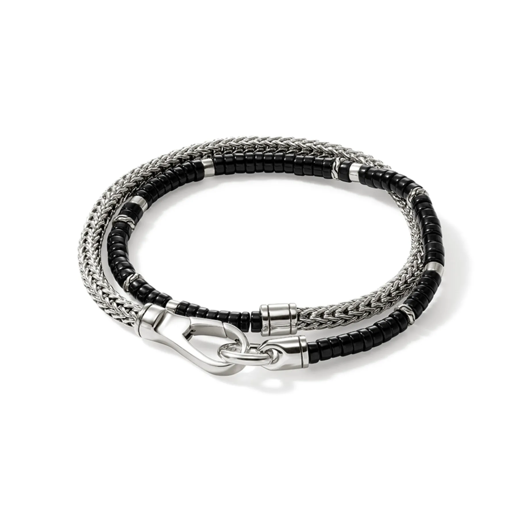 John Hardy Heishi Chain Wrap, Sterling Silver