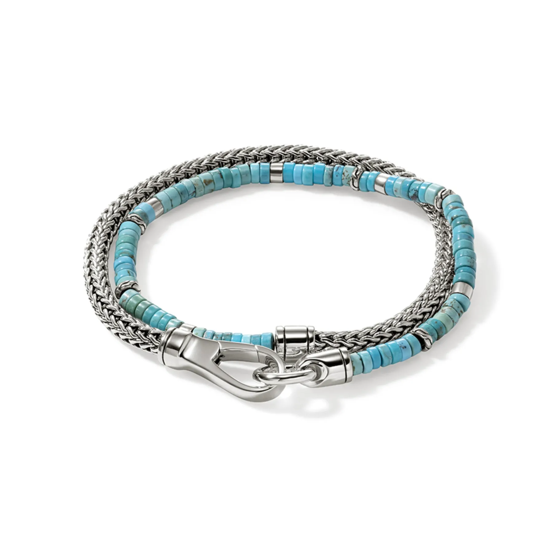 John Hardy Heishi Chain Wrap, Sterling Silver