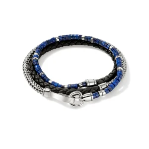 John Hardy Heishi Chain Wrap, Sterling Silver