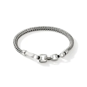 John Hardy Hook Clasp Bracelet, Sterling Silver, 5MM