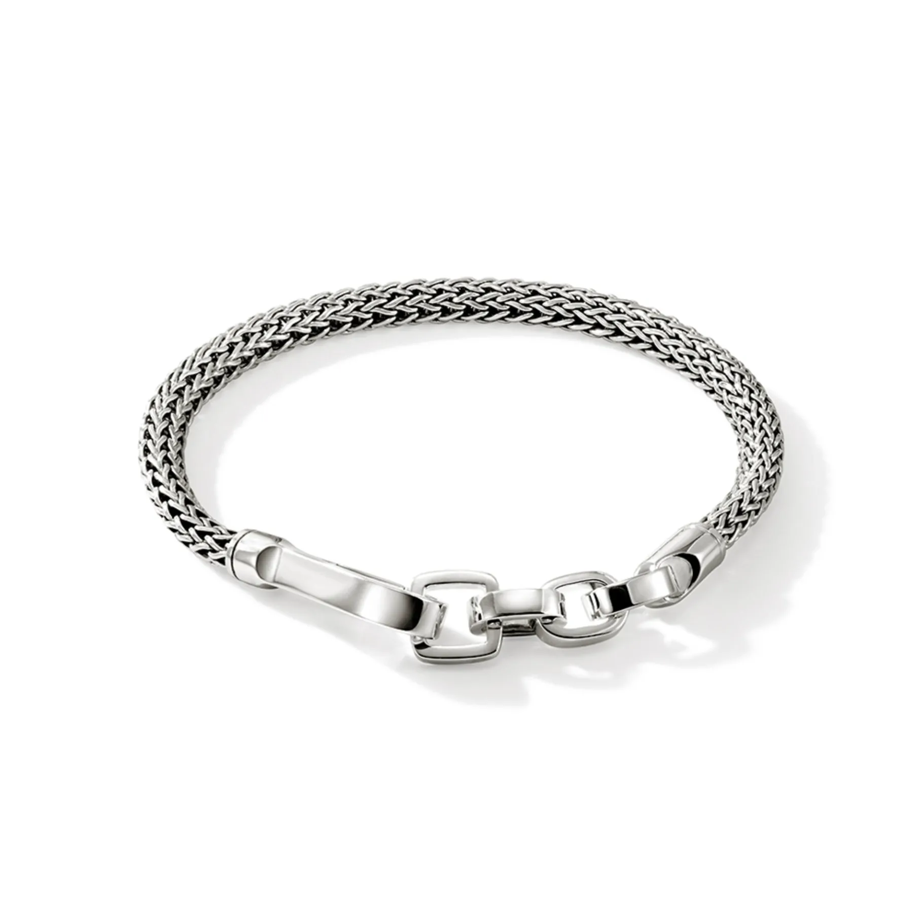 John Hardy Hook Clasp Bracelet, Sterling Silver, 5MM