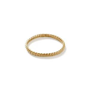 Women John Hardy Icon Band Ring, Gold, 1.8MM
