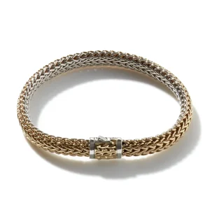 Women John Hardy Icon Bracelet, Gold, Sterling Silver, 6.5MM