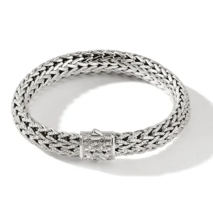 Women John Hardy Icon Bracelet, Silver, Diamonds, 10.5MM