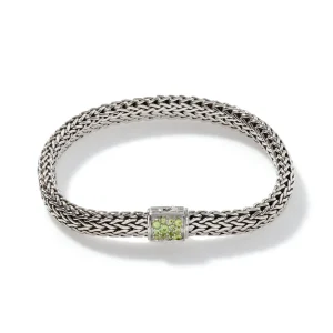 Women John Hardy Icon Bracelet, Sterling Silver, Pavé, 6.5MM