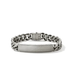 John Hardy ID Curb Bracelet, Sterling Silver, 11MM