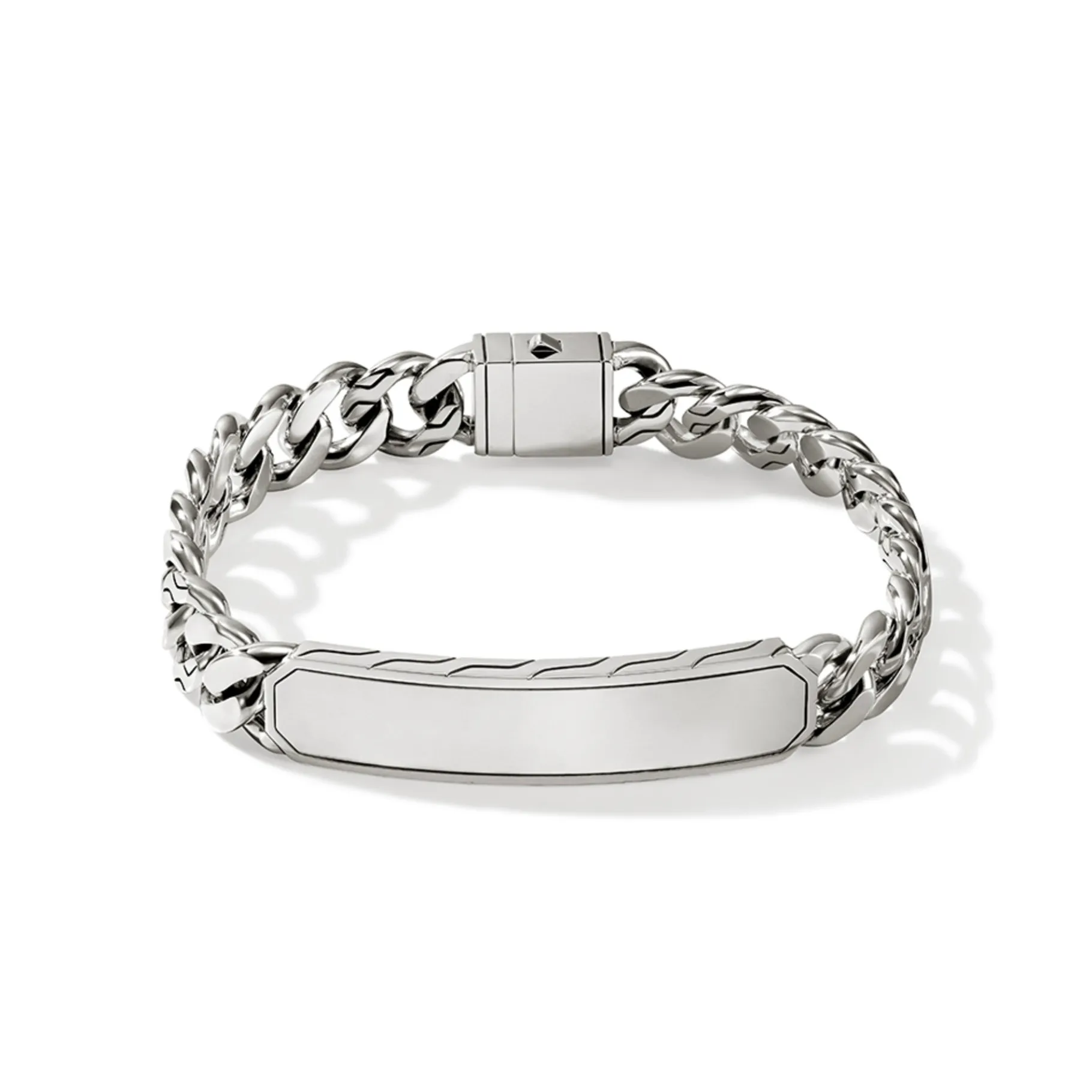 John Hardy ID Curb Bracelet, Sterling Silver, 11MM