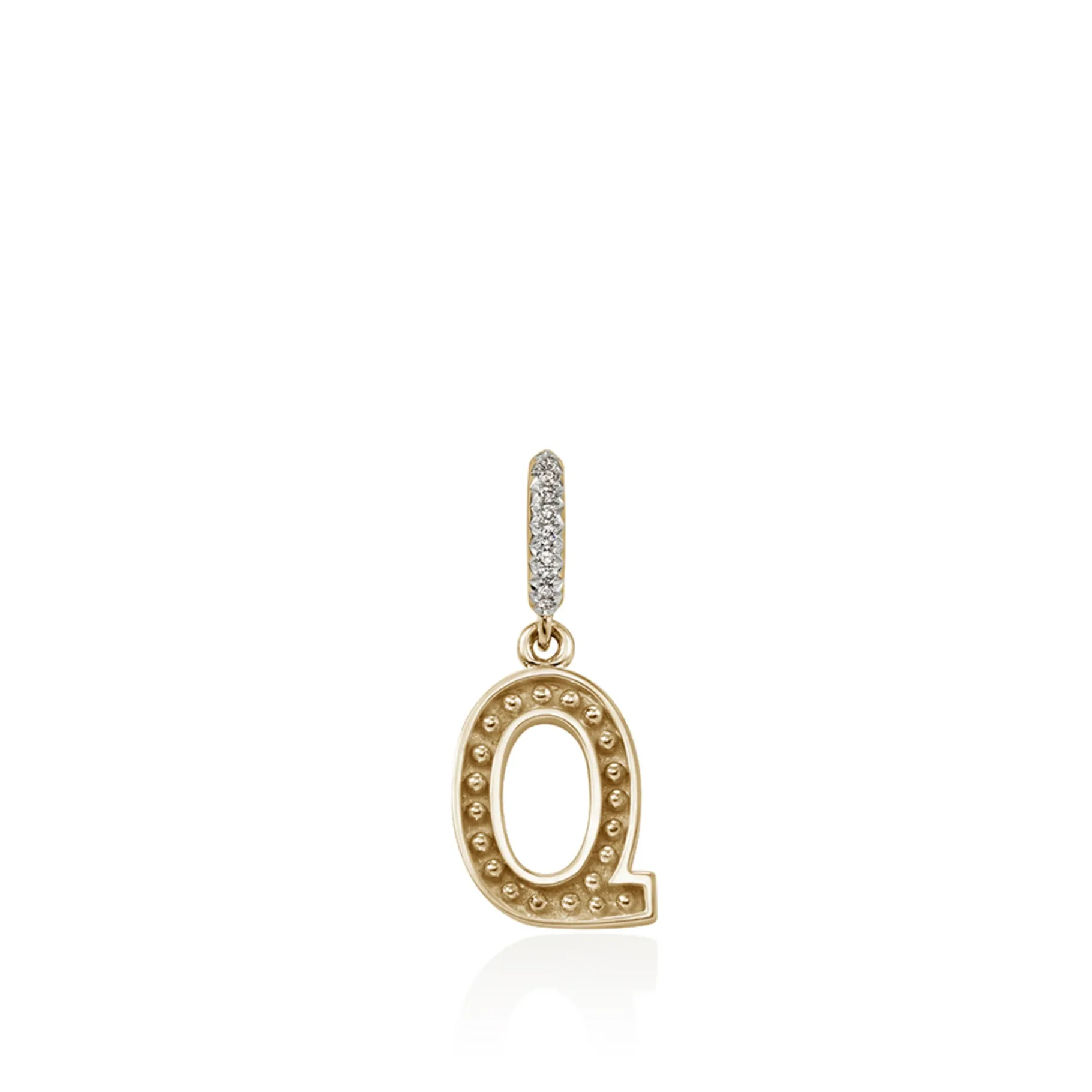 Women John Hardy Initial Pendant, Gold, Diamonds