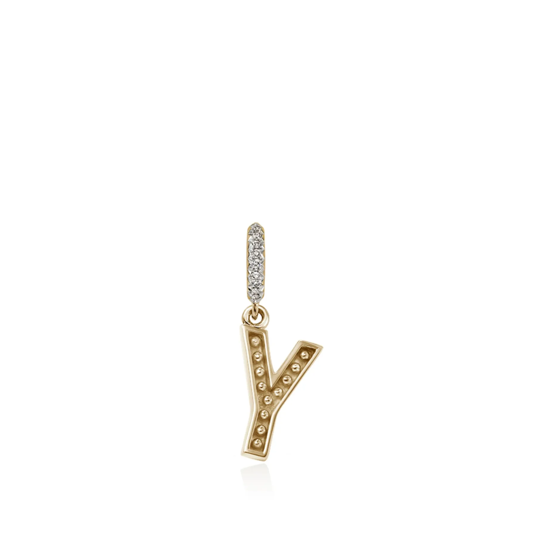 Women John Hardy Initial Pendant, Gold, Diamonds