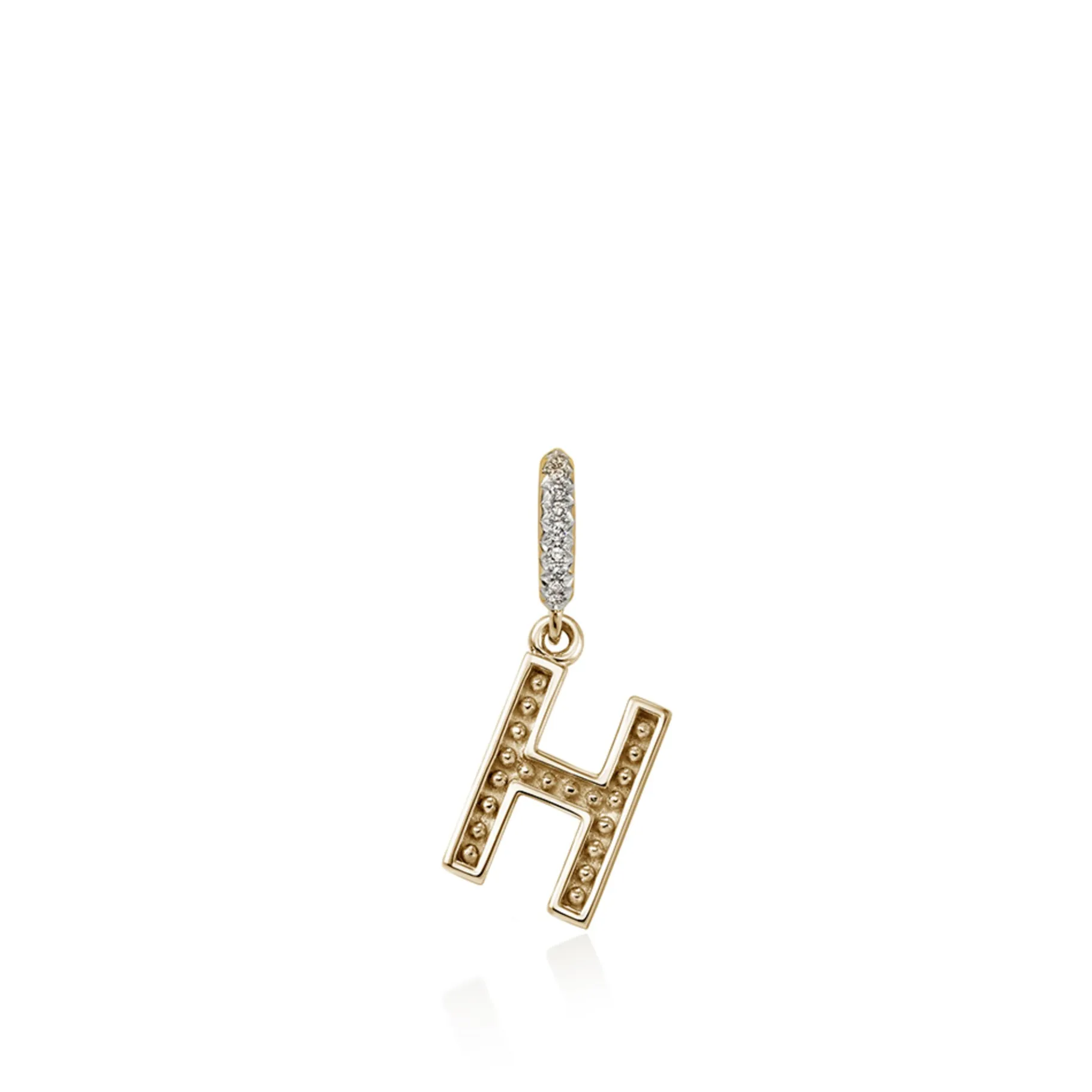 Women John Hardy Initial Pendant, Gold, Diamonds