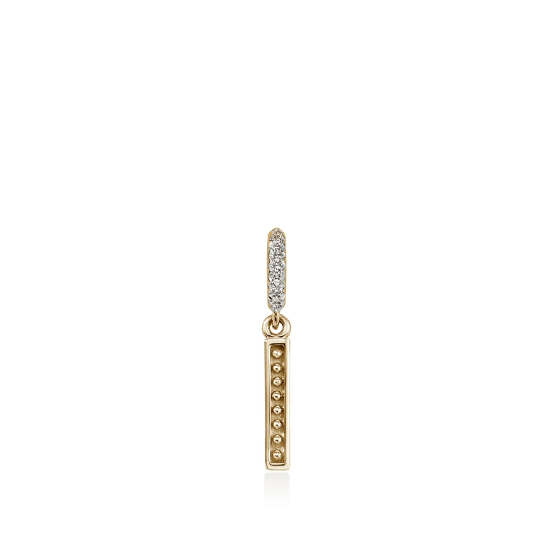 Women John Hardy Initial Pendant, Gold, Diamonds