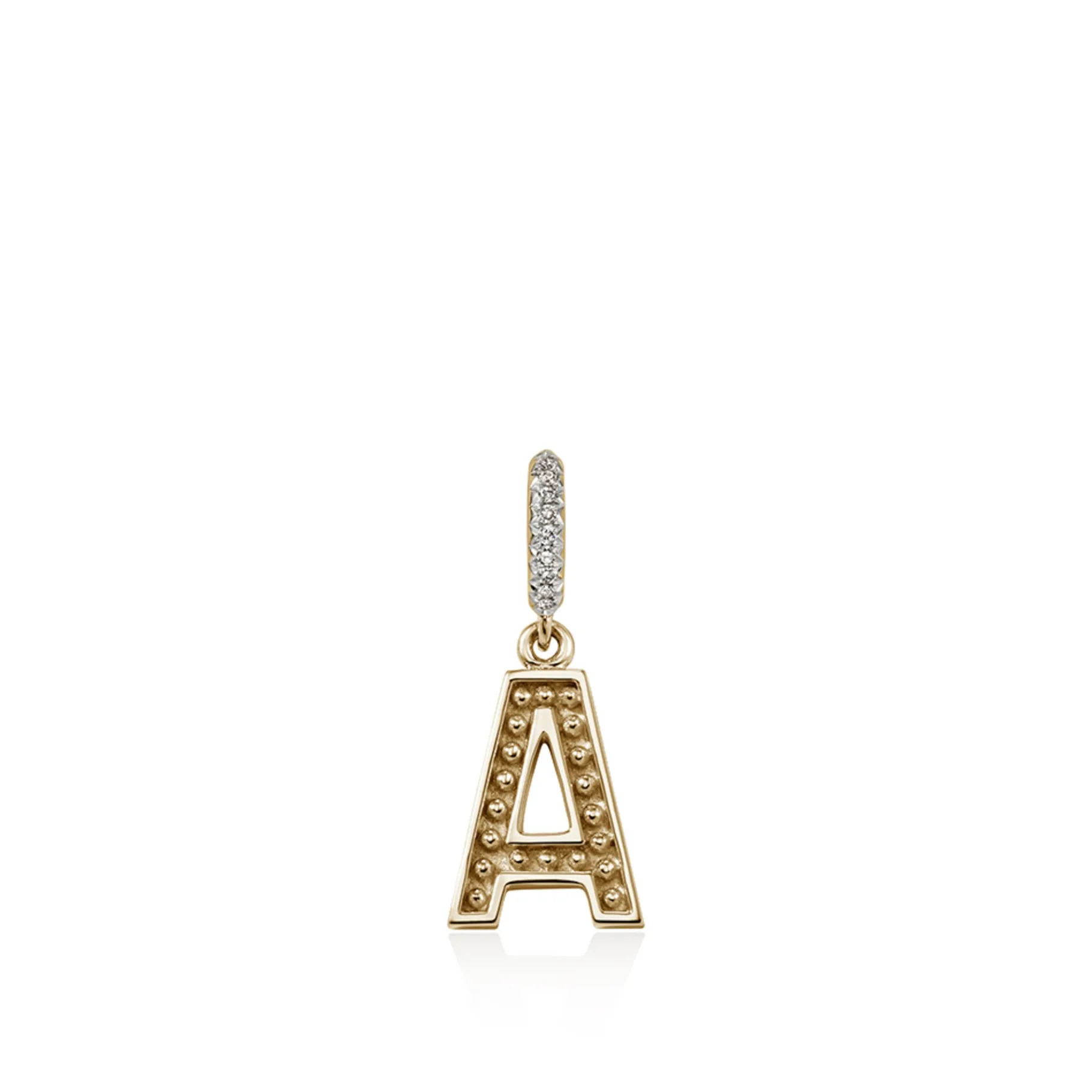 Women John Hardy Initial Pendant, Gold, Diamonds