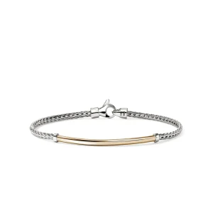 Women John Hardy JH Essential Bracelet, Gold, Sterling Silver, 2.5MM