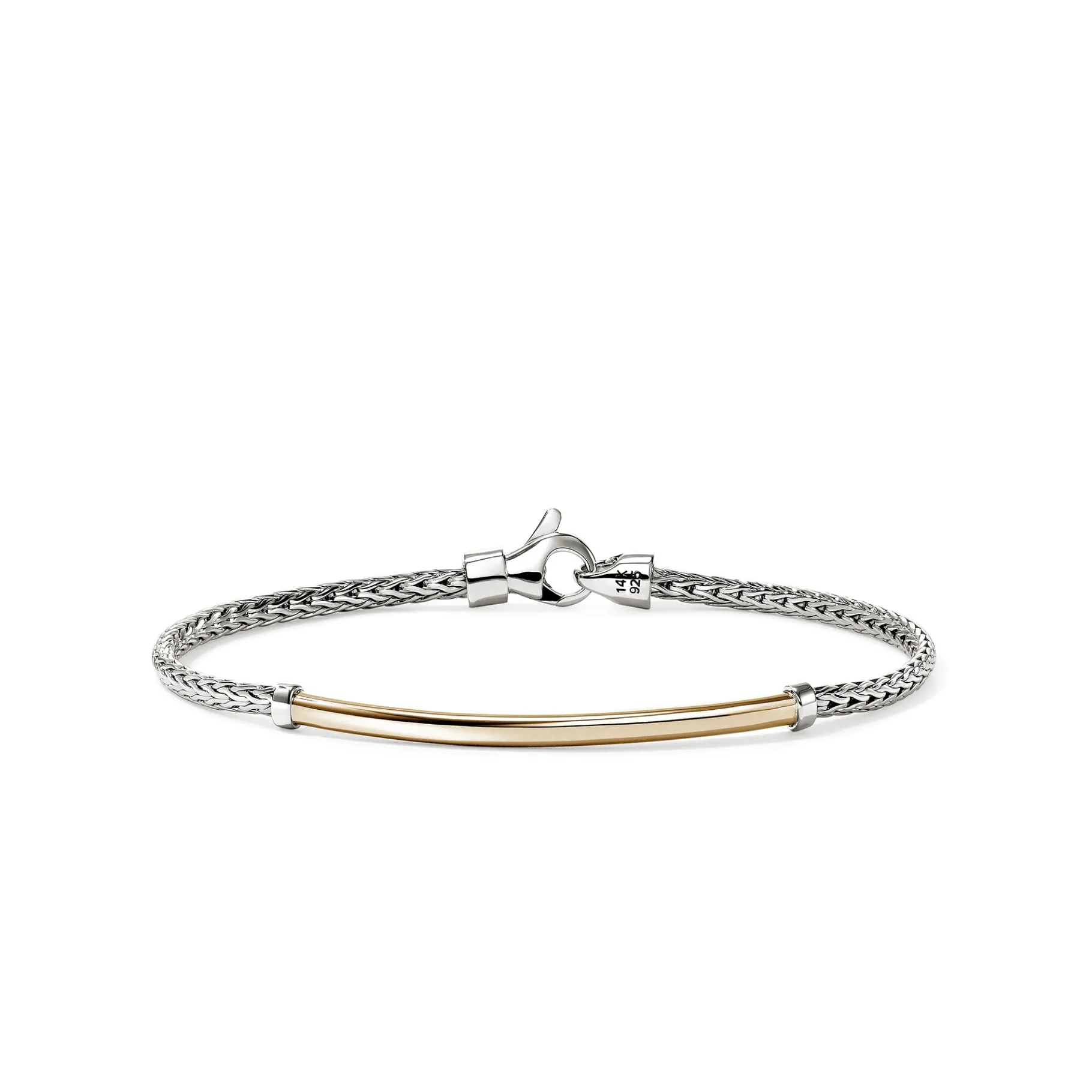 Women John Hardy JH Essential Bracelet, Gold, Sterling Silver, 2.5MM