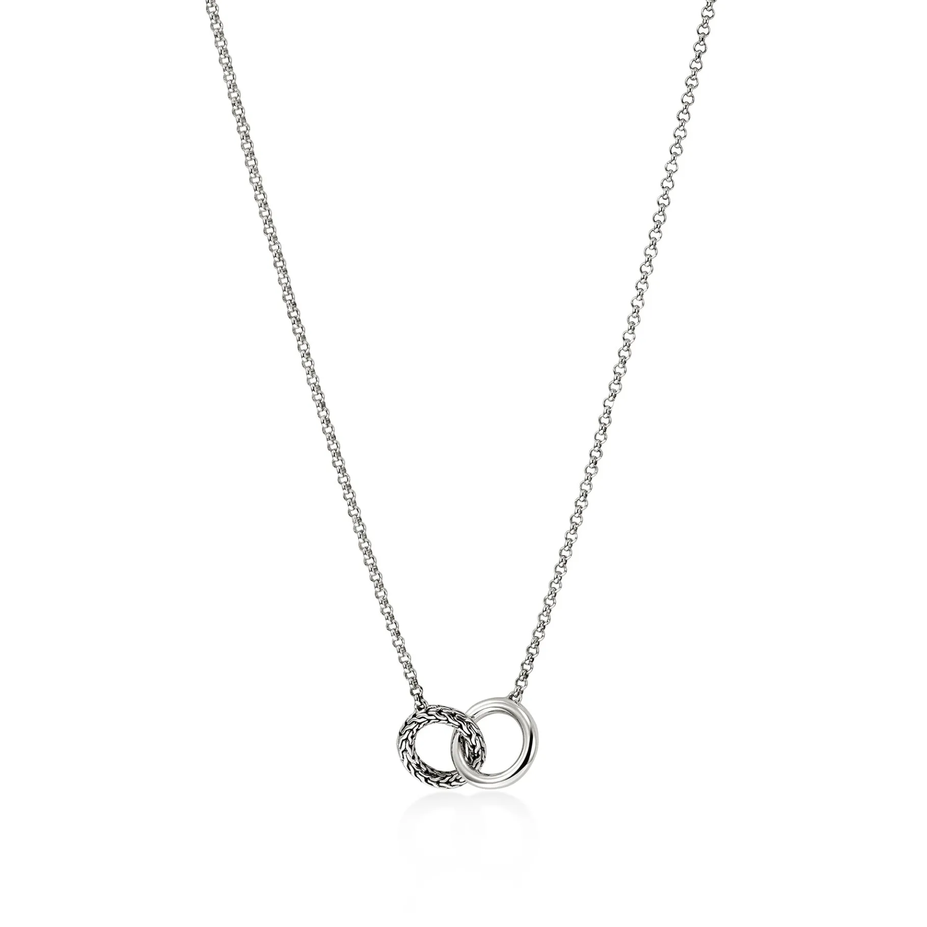 Women John Hardy JH Essential Linked Necklace, Sterling Silver, 2MM