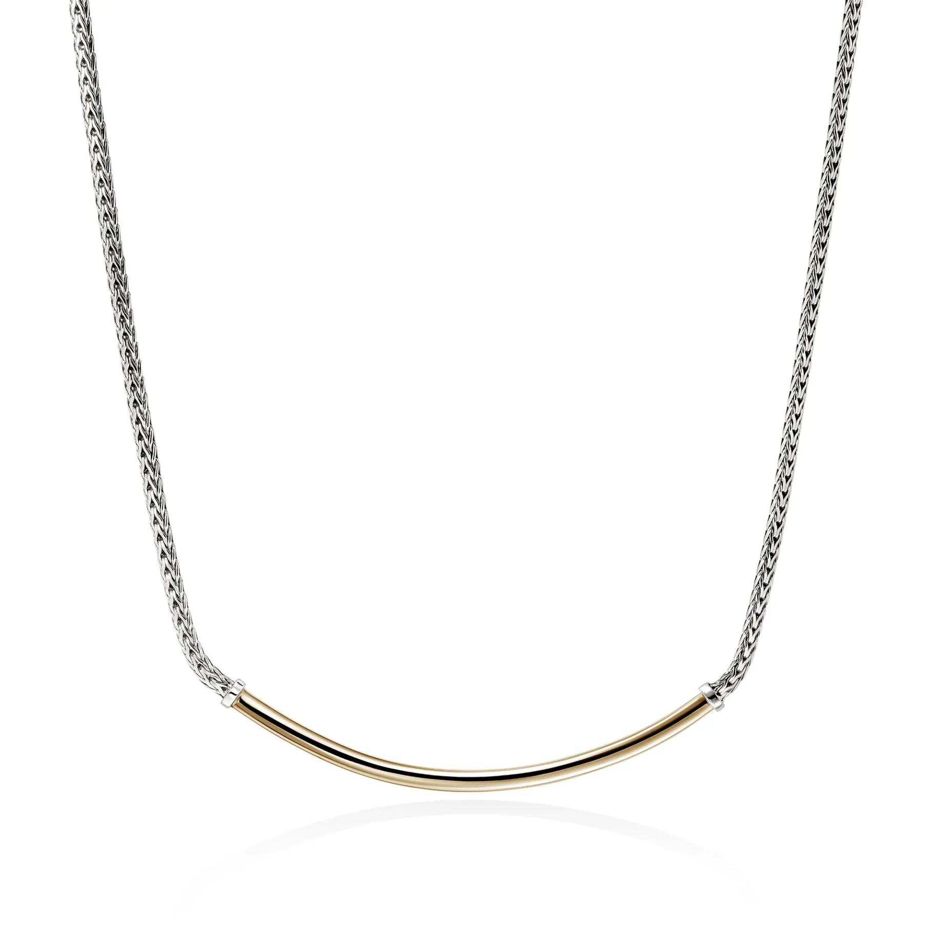Women John Hardy JH Essential Necklace, Gold, Sterling Silver, 2.5MM