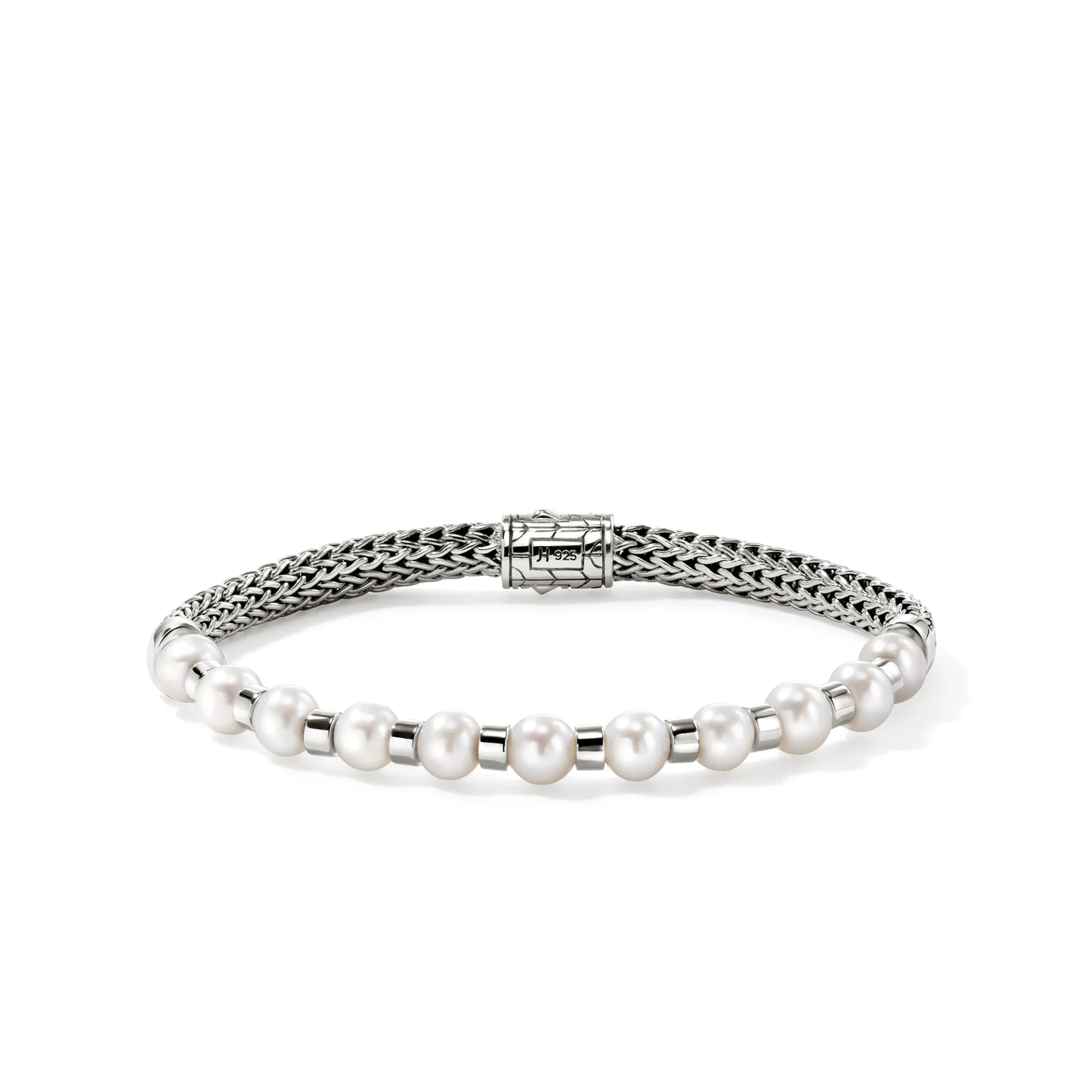 Women John Hardy JH Essential Pearl Bracelet, Sterling Silver
