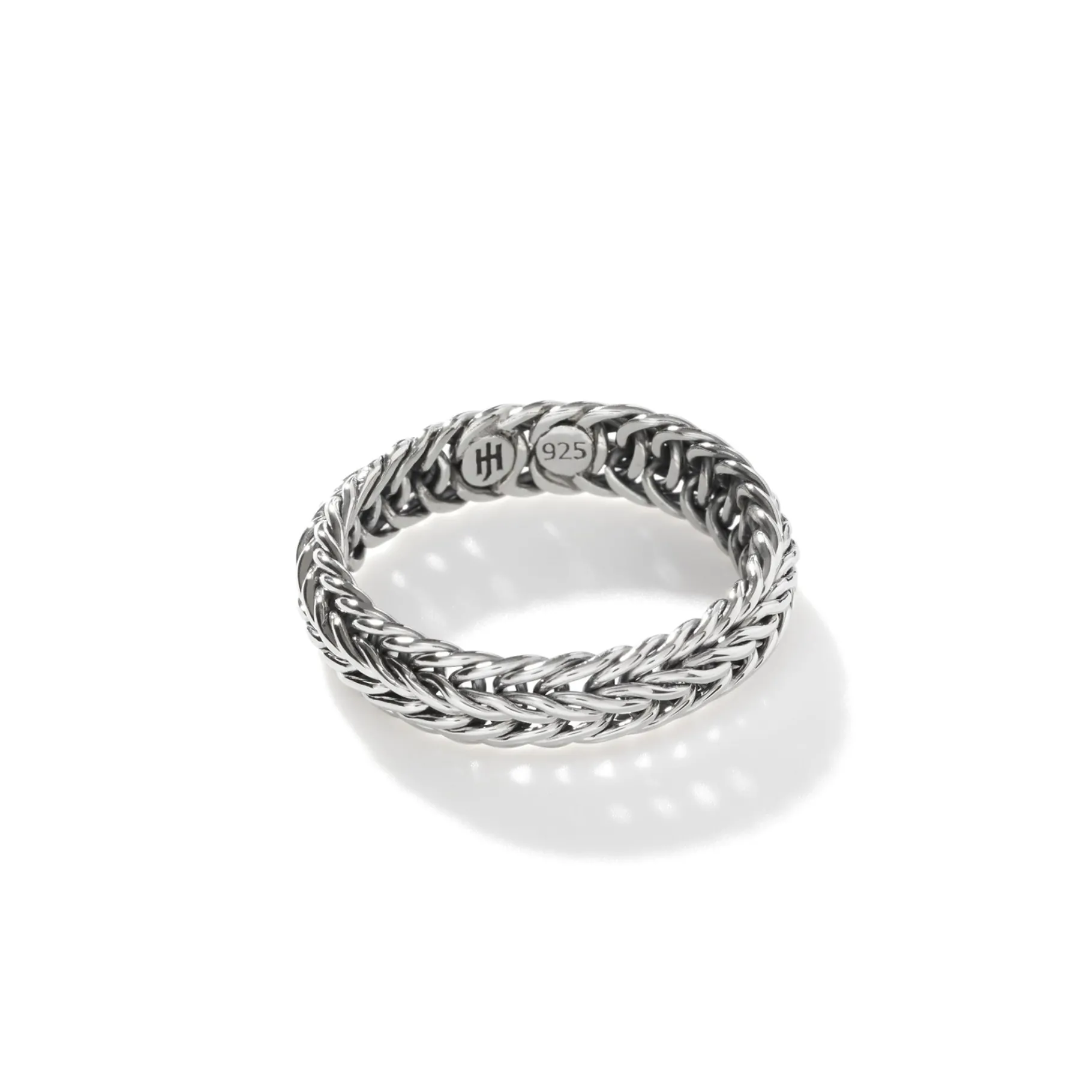 Women John Hardy Kami Chain Band Ring, Sterling Silver, Slim
