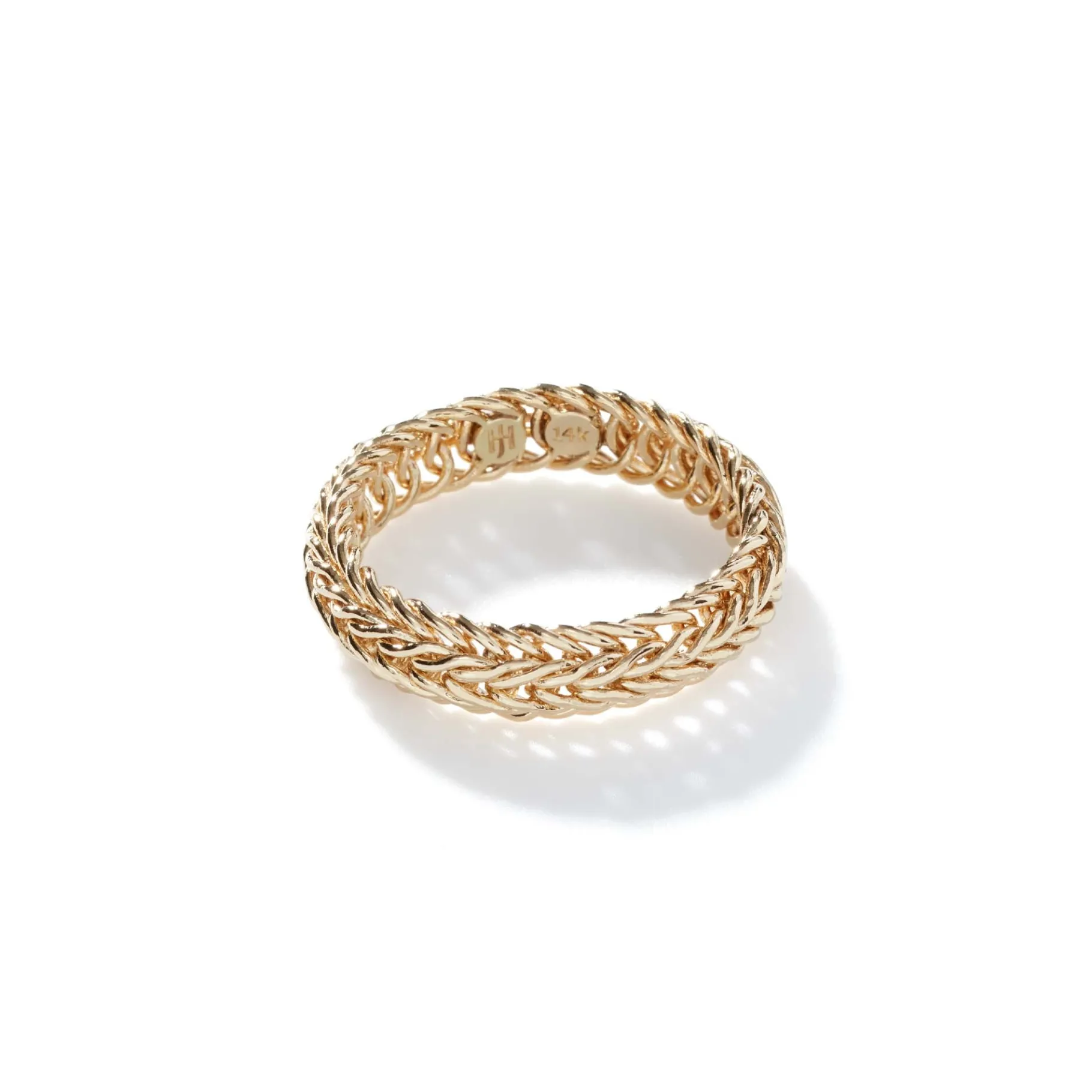 Women John Hardy Kami Chain Ring, Gold, Slim
