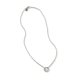 Women John Hardy Keyring Necklace, Sterling Silver, 2.45 MM