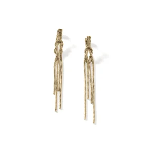 Women John Hardy Love Knot Drop Earrings, Gold