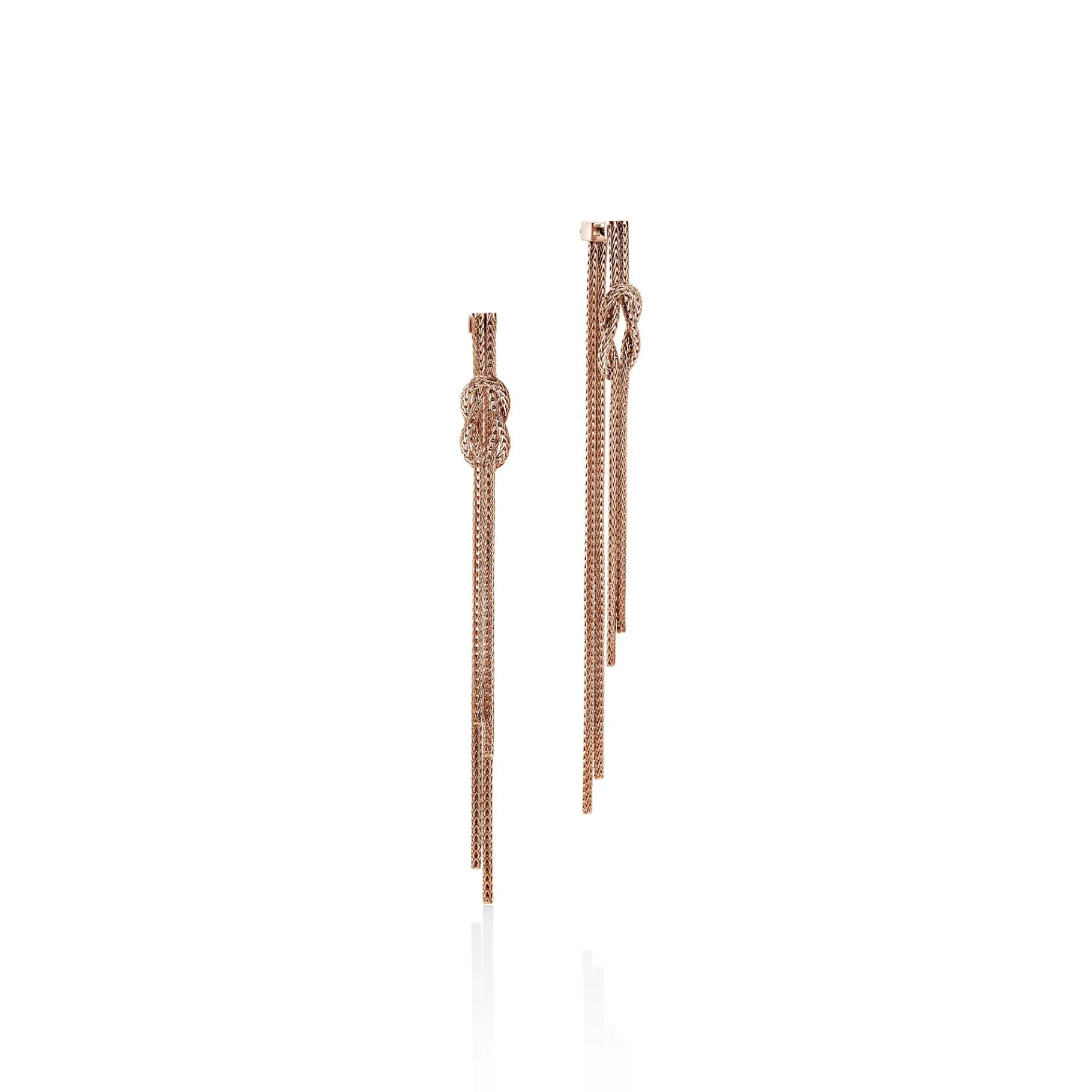 Women John Hardy Love Knot Drop Earrings, Rose Gold