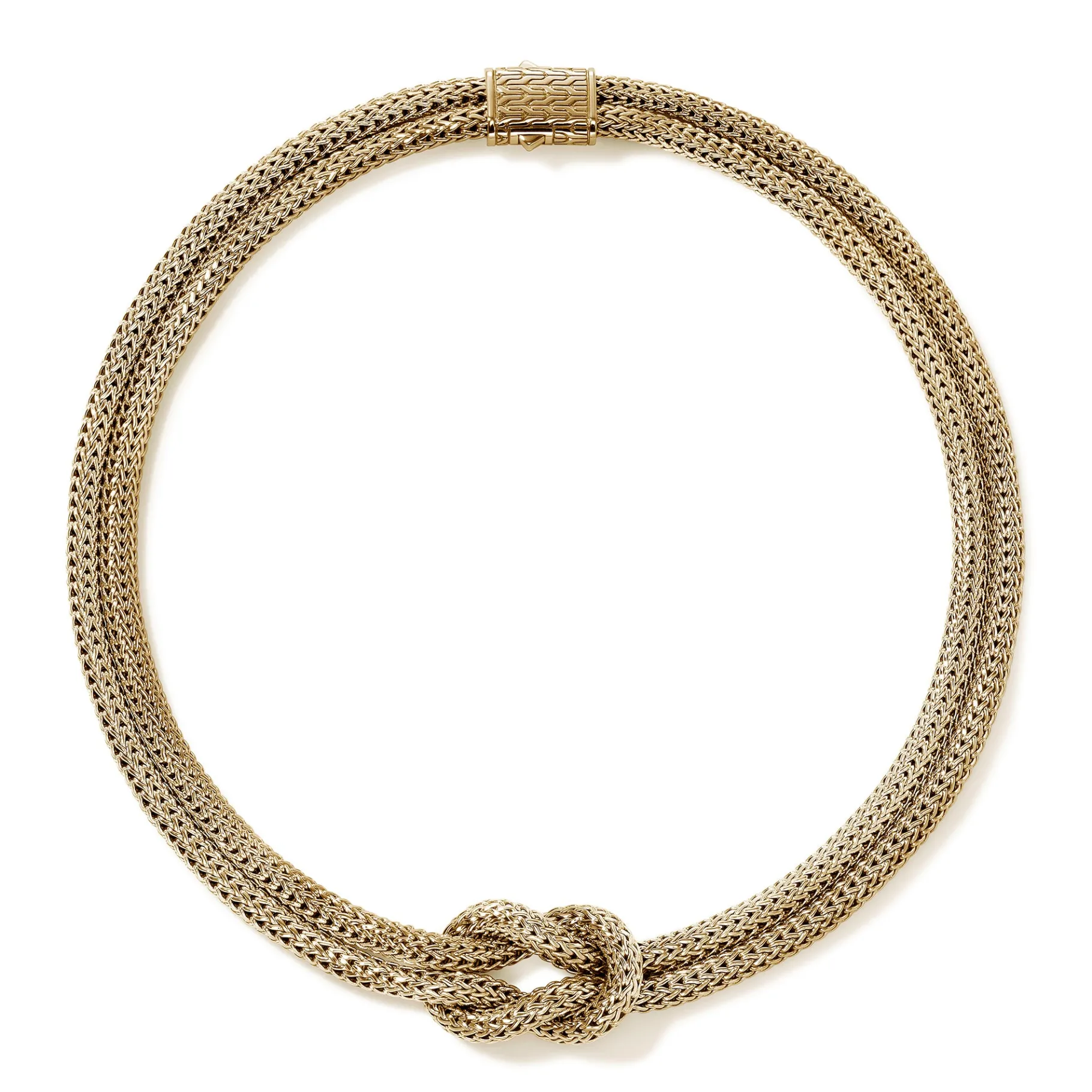 Women John Hardy Love Knot Necklace, Gold, 10MM