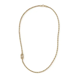 Women John Hardy Love Knot Necklace, Gold, 1.8MM
