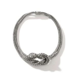 Women John Hardy Love Knot Necklace, Sterling Silver, 11.5MM